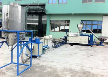 Machine de granulation 34,7 r/min de vis jumelle conique de PVC du plastique LD-SZ-65