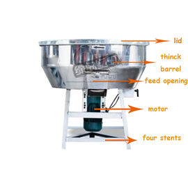 Capacité de machine en plastique verticale de mélangeur 150 kg/h heures avec la roue LDH-100 1.5kw de roulette