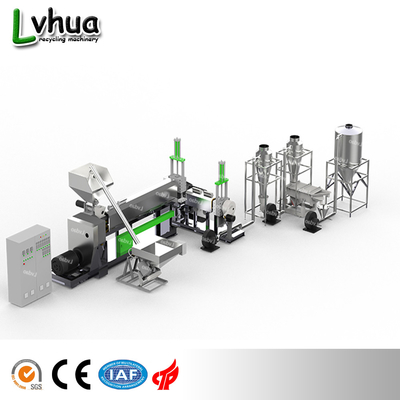 Ligne de réutilisation en plastique PVC adapté aux besoins du client de capacité élevée de couleur réutilisant la machine