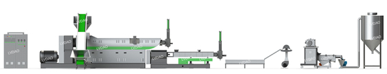 Structure spéciale de réutilisation en plastique de vis de l'équipement LD-SZ-55 à haute production